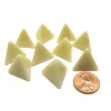 Dice>Opaque Polyhedral Bag Of 10 Blank Ivory 18mm D4 Chessex Dice - Your Source for Gaming Essentials