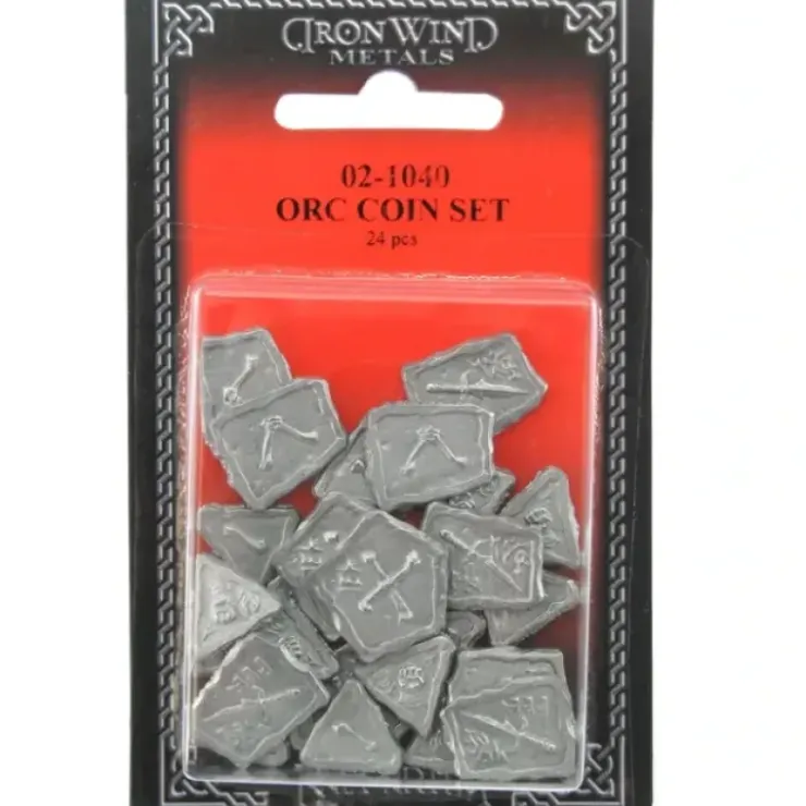 Tabletop Miniatures>Orc Coins (1/4 lb, ~24 Pieces) #02-1040 Classic Ral Partha Fantasy RPG Accessory - Your Source for Gaming Essentials