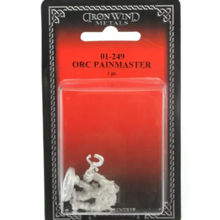 Tabletop Miniatures>Orc Pain Master #01-249 Classic Ral Partha Fantasy RPG Metal Figure - Your Source for Gaming Essentials