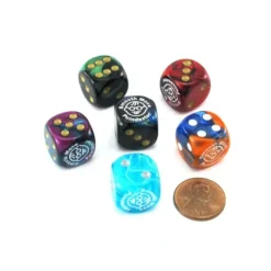 Dice>Pack of 6 Custom 16mm D6 Assorted Style Funny Meme Dice - Smooth Move Poindexter - Your Source for Gaming Essentials
