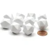 Dice>Pack of 10 D20 Blank Standard Sized Dice - White - Your Source for Gaming Essentials