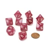Dice>Pack of 10 D10 16mm Koplow Games Glitter Dice - Purple - Your Source for Gaming Essentials