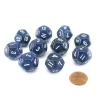 Dice>Pack of 10 D12 20mm Koplow Games Glitter Dice - Blue - Your Source for Gaming Essentials