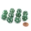 Dice>Pack of 10 D12 20mm Koplow Games Glitter Dice - Green - Your Source for Gaming Essentials