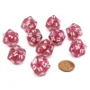Dice>Pack of 10 D20 20mm Koplow Games Glitter Dice - Purple - Your Source for Gaming Essentials
