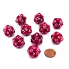 Dice>Pack of 10 D20 20mm Koplow Games Pearl Dice - Red - Your Source for Gaming Essentials