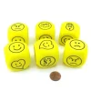 Dice>Pack of 6 D6 40mm Rounded Expressions Foam Dice - Yellow with Black - Your Source for Gaming Essentials