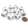 Dice>Pack of 10 16mm Educational English Pronouns Dice - I He She We You It - Your Source for Gaming Essentials