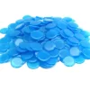 Board Games>Pack of 250 Transparent Blue Extra Thick 3/4" 19mm Sorting Chips - Your Source for Gaming Essentials