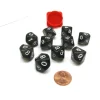Dice>Pack of 10 Transparent 10 Sided D10 16mm Dice - Smoke - Your Source for Gaming Essentials