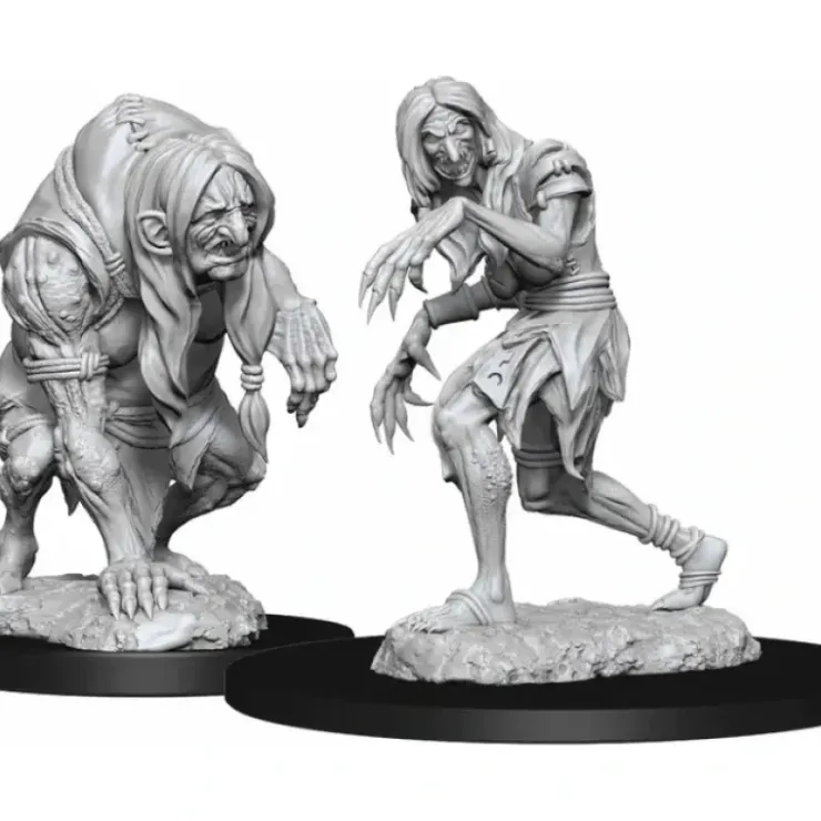 Tabletop Miniatures>Pathfinder Deep Cuts Unpainted Miniatures: (W14) Annis Hag & Green Hag - Your Source for Gaming Essentials