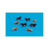 Peco 5102 HO Dogs Figures (Set of 8) - Your Source for Gaming Essentials* Trains