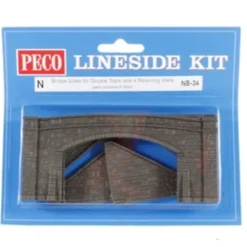 Peco NB-34 N Road Bridge Side, Stone Type - Double Track - Your Source for Gaming Essentials* Trains