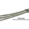 Peco SL-E86 HO/OO Code100 60"Radius Electrofrog Curved Right Hand Switch Turnout - Your Source for Gaming Essentials* Trains