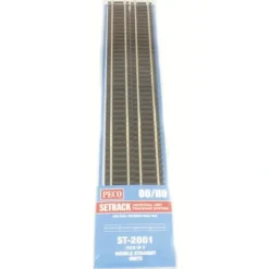 Peco ST-2001 HO Double Straight Track (Pack of 8) - Your Source for Gaming Essentials* Trains