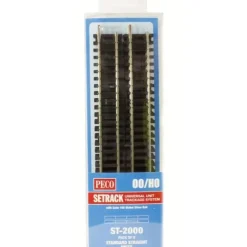 Peco ST-2000 HO Standard Straight Setrack (Pack of 8) - Your Source for Gaming Essentials* Trains