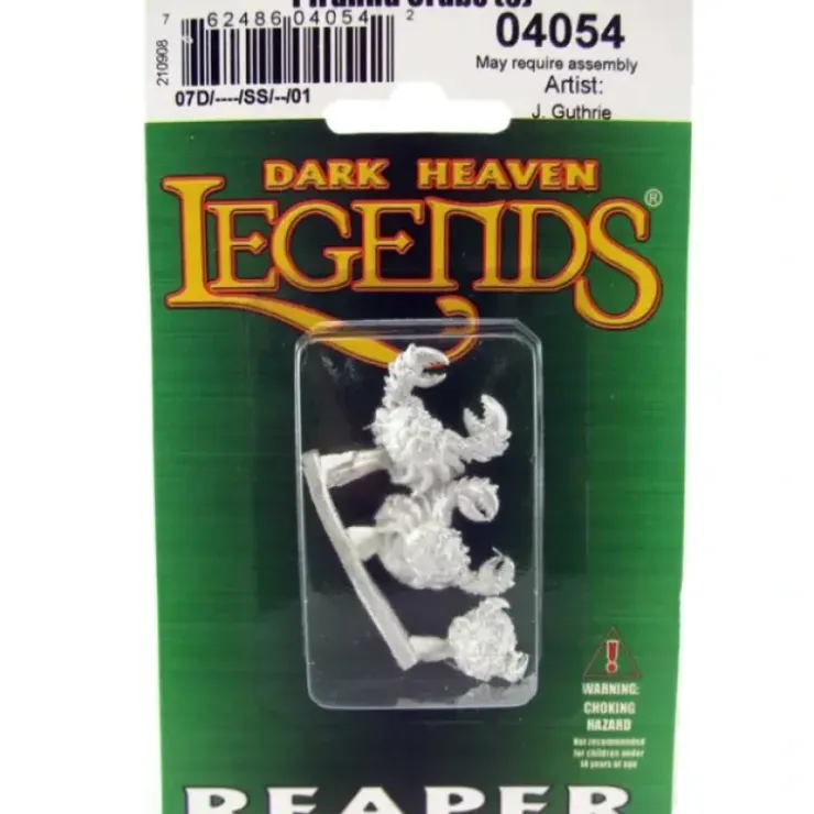 Tabletop Miniatures>Piranha Crabs (3) #04054 Dark Heaven Legends Unpainted Metal Figure - Your Source for Gaming Essentials