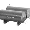 Plastruct 1014 HO 5-1/2" x 6" x 4" Twin Horizontal Bulk Oil Storage Tanks Kit - Your Source for Gaming Essentials* Trains