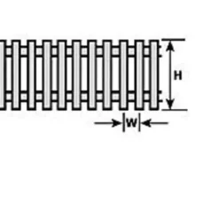Plastruct 90463 N 1/16" x 26" x 1/4" Picket Fence - Your Source for Gaming Essentials* Trains