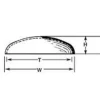 Plastruct 95751 1-1/2" x 1-5/16" x 21/64" Elliptical Head Domes (Pack of 5) - Your Source for Gaming Essentials* Trains