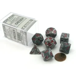 Dice>Polyhedral 7-Die Chessex Dice Set - Speckled Granite - Your Source for Gaming Essentials