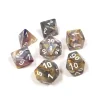 Dice>Polyhedral 7-Die Festive Chessex Dice Set - Carousel with White Numbers - Your Source for Gaming Essentials
