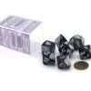 Dice>Polyhedral 7-Die Gemini Chessex Dice Set - Purple-Steel with White Numbers - Your Source for Gaming Essentials