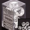 Dice>Polyhedral 7-Die Translucent Chessex Dice Set - Clear - Your Source for Gaming Essentials