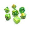 Dice>Polyhedral 7-Die Vortex Chessex Dice Set - Dandelion with White Numbers - Your Source for Gaming Essentials