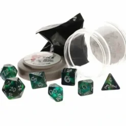 Dice>Polyhedral 7-Piece DnD Pizza Dungeon Dice Set - Boss Cool Nebula - Your Source for Gaming Essentials