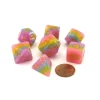 Dice>Polyhedral 7-Piece Layered Dice Set - Cotton Candy - Your Source for Gaming Essentials