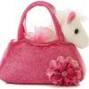 Toys>7" Pony Pet Carrier Fancy Pal Purse Plush Stuffed Animal - Your Source for Gaming Essentials