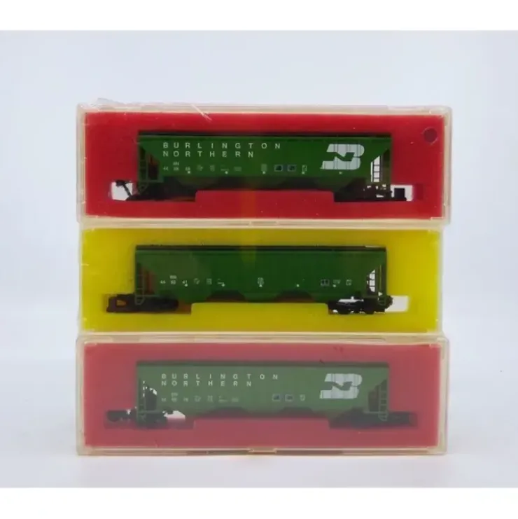 Precision Masters 1405 N Burlington Northern 3-Bay Covered Hopper 3-Car Kit Set MT/Box - Your Source for Gaming Essentials* Trains