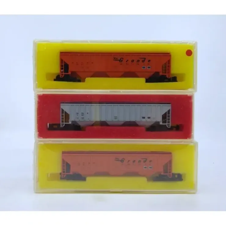 Precision Masters 1403 N Denver & Rio Grande 3-Bay Covered Hopper 3-Car Kit Set MT/Box - Your Source for Gaming Essentials* Trains
