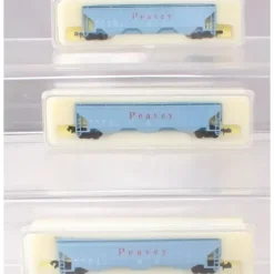 Precision Masters 1437 N Scale Peavey 3 Car 3-Bay Covered Hopper Car Set MT/Box - Your Source for Gaming Essentials* Trains