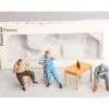 Preiser 45141 G Men Playing Cards Figures (Set of 3) - Your Source for Gaming Essentials* Trains