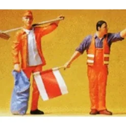 Preiser 45008 G Road Workers Figures (Set of 2) - Your Source for Gaming Essentials* Trains