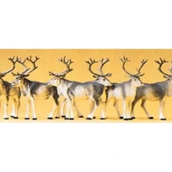 Preiser 20394 HO Animals - Reindeers Figures (Set of 6) - Your Source for Gaming Essentials* Trains