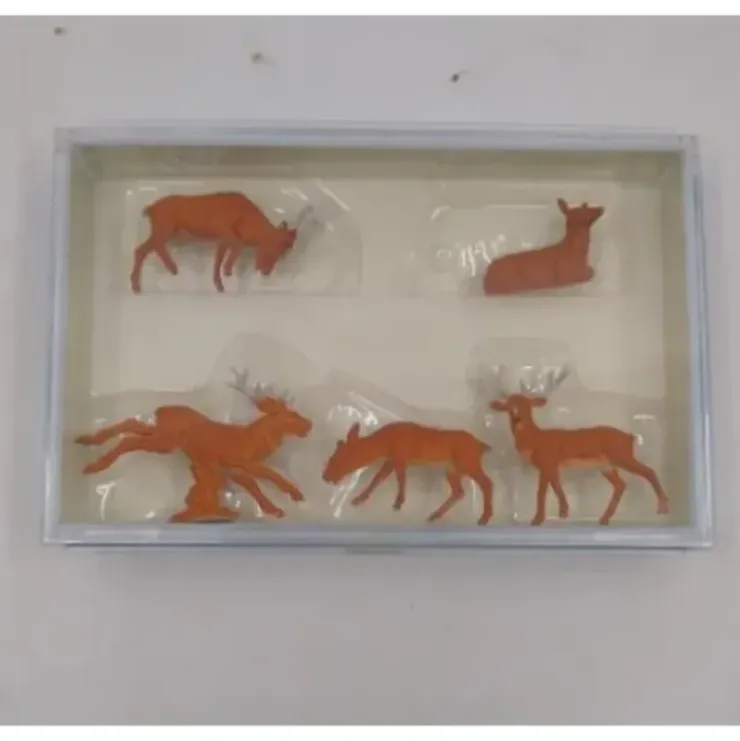 Preiser 14179 HO Animals - Stags Figures (Set of 5) - Your Source for Gaming Essentials* Trains