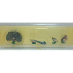Preiser 10166 HO Animals - Turkeys & Peacocks Figures (Set of 4) - Your Source for Gaming Essentials* Trains