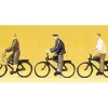 Preiser 10333 HO Cyclists Figures with Bike (Set of 3) - Your Source for Gaming Essentials* Trains