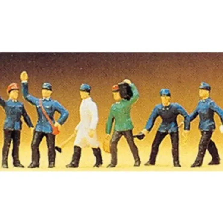 Preiser 10010 HO DB Railroad Personnel Figures (Set of 6) - Your Source for Gaming Essentials* Trains