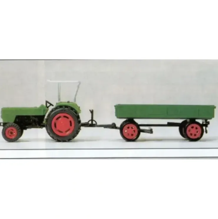Preiser 17914 HO DEUTZ D 6206 Farm Tractor with Trailer - Your Source for Gaming Essentials* Trains