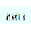 Preiser 10589 HO Emergency Personnel Under Arrest Figures (Set of 6) - Your Source for Gaming Essentials* Trains