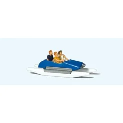 Preiser 10682 HO Family in Pedal Boat #1 Figures - Your Source for Gaming Essentials* Trains