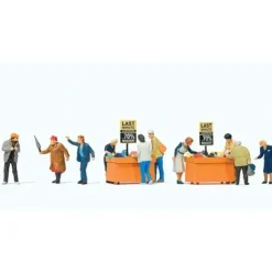 Preiser 10647 HO Hunting for Sales at the Bargain Bins Figures (Set of 10) - Your Source for Gaming Essentials* Trains