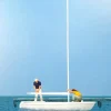 Preiser 10680 HO Korsar Sailors Unrigging the Sail Figures w/Sailing Boat - Your Source for Gaming Essentials* Trains