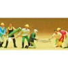 Preiser 10042 HO Lumber Jacks Figures with Tools & Log (Set of 6) - Your Source for Gaming Essentials* Trains