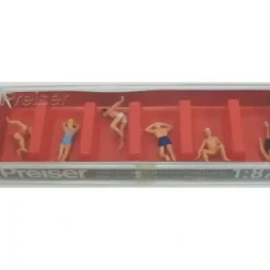 Preiser 10071 HO Men & Women in Bathing Suit Figures (Set of 6) - Your Source for Gaming Essentials* Trains