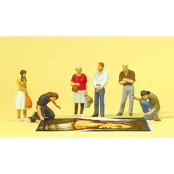 Preiser 10549 HO Pavement Artists & Bystanders Figures (Set of 6) - Your Source for Gaming Essentials* Trains